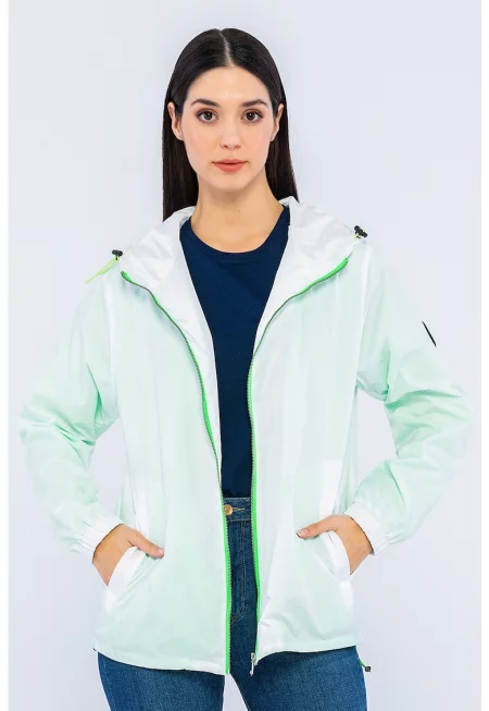 Яке с качулка и скосени джобове