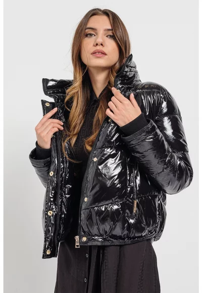 Зимно яке с бляскав ефект