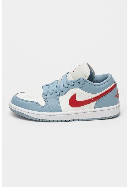 Баскетболни обувки Air Jordan 1 от кожа и еко кожа