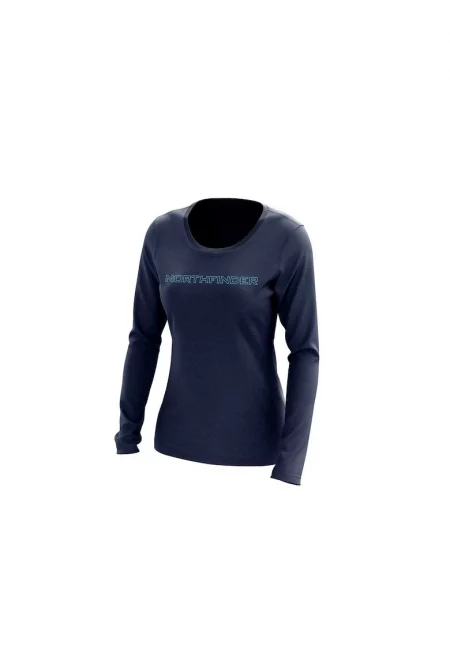 Bluza din merino Levanna - Тъмносин