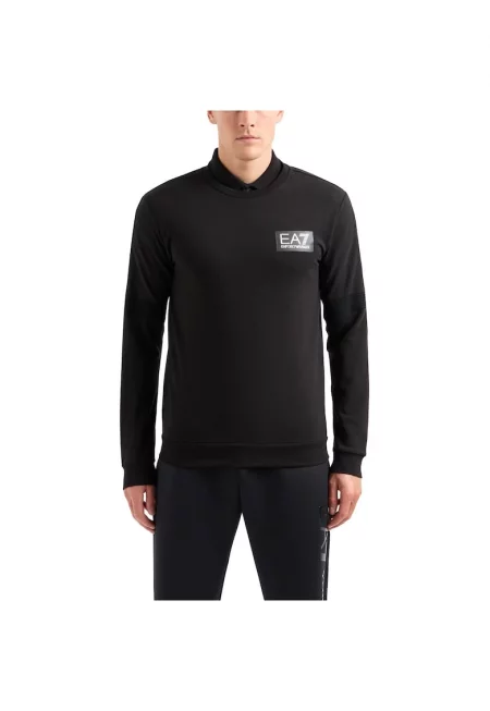 Bluza  EA7 Values 7 Lines - PJ9FZ-6RPM54-1200 28395 - Черен