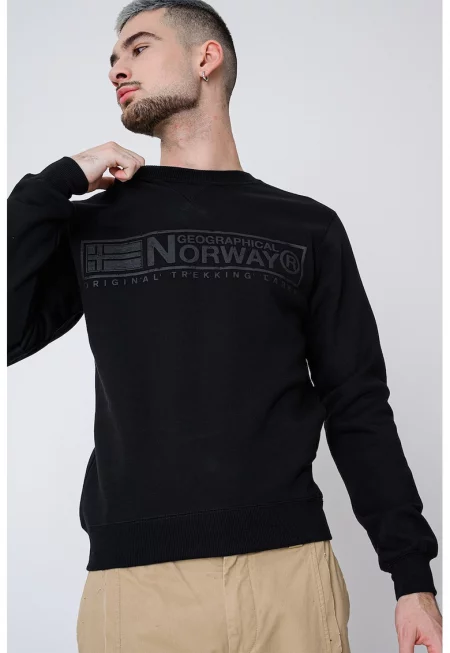 Блуза Gantoine с овално деколте - Черен