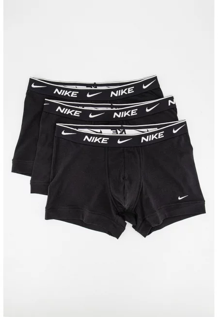 Боксерки с лого - 3 чифта - Черен