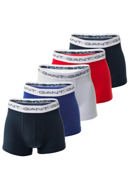 Боксерки с лого - 5 чифта - Многоцветен