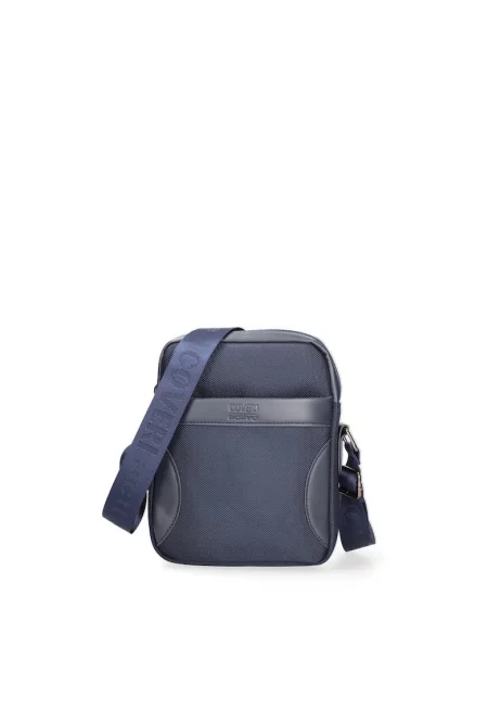 Чанта през рамо с еко кожа - Син