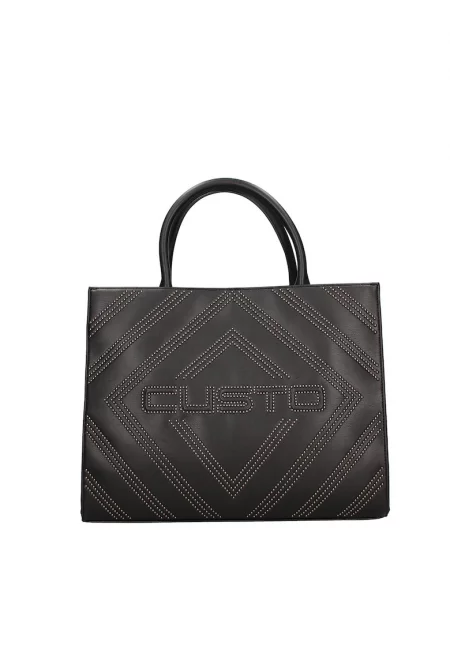 Чанта Silvana Nova с лого - Черен