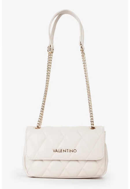 Чанта за рамо от капитонирана еко кожа