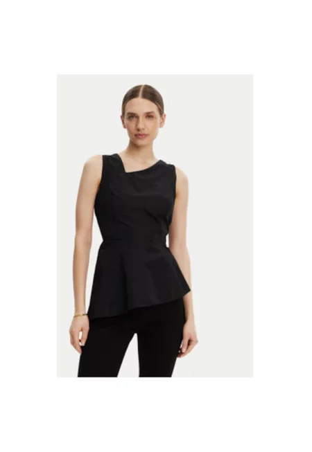 Дамска блуза  P4JA1Z31 - Полиестер - Черен