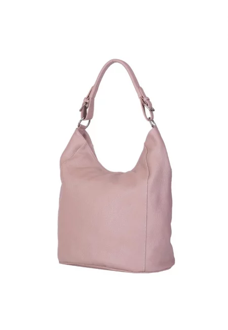 Дамска чанта от естествена кожа Silvia pink