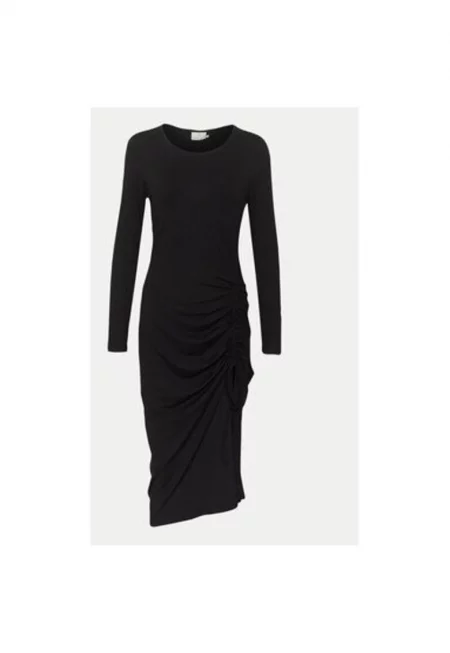 Дамска рокля -  303964900 - Вискоза - Черен - Черен