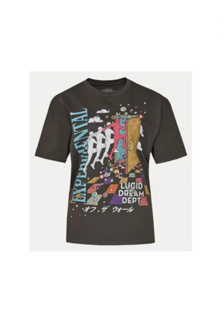 Дамска тениска -  303841348 - Памук - Черен - Черен