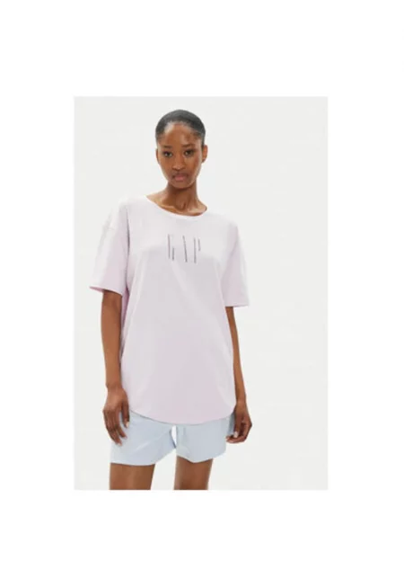 Дамска тениска -  304508585 - Памук - Лилава - Виолетов