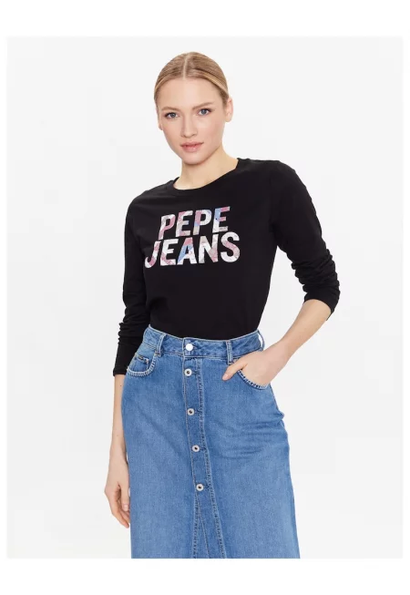 Дамска тениска -  Памук - Черен