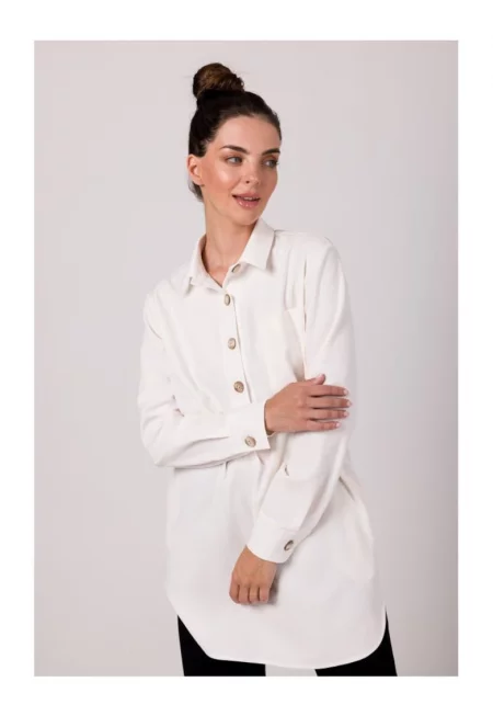 Дамска туника -  Lindry - кремава - Бял