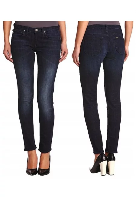 Дамски дънки -  L357Ewdc - 6445-61 - Памучни - Дълги - Petite - Дънкови - W28-L35 US - Сини