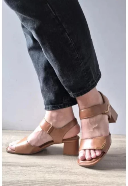 Дамски елегантни сандали  88317-44 Кафяви - Кафяви - Кафяв