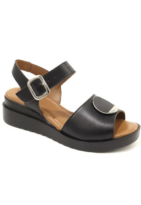 Дамски сандали D22 S361 - Черен