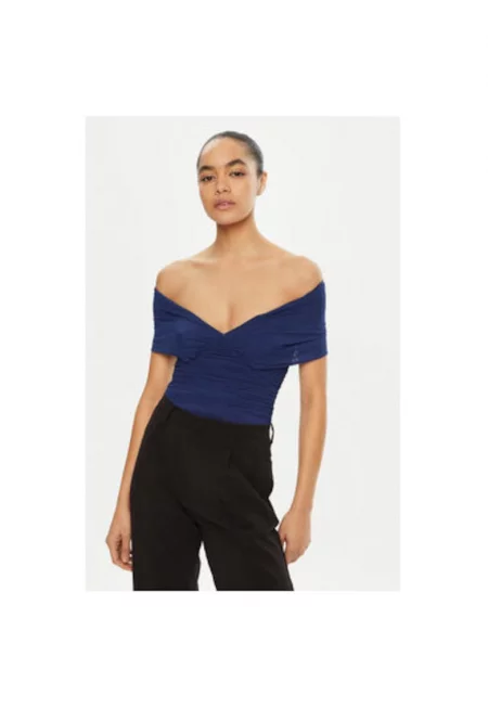 Дамско боди - Бардо - 304921360 - Найлон - Син