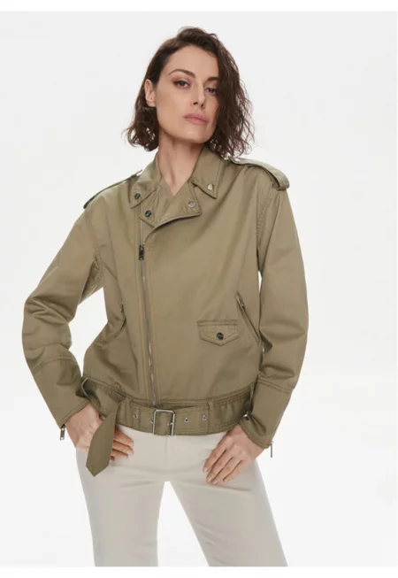 Дамско яке -  303614607 - Полиестер - Бежов - Бежов