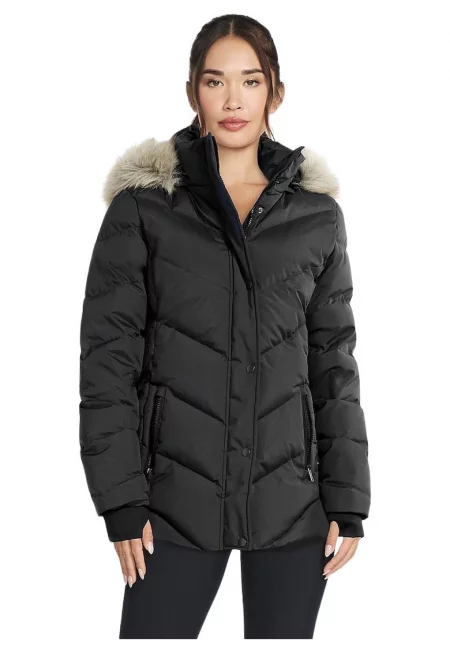 Дамско яке  On-the-GO Cozy Fit Journey Parka - Черно - Черен