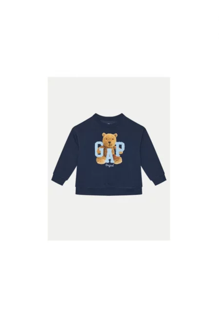 Детска блуза -  304985713 - Памук/Полиестер - Син