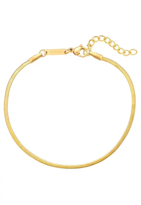 Гривна от неръждаема стомана с 14K злато