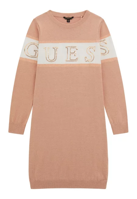 GUESS - Плетена рокля с лого