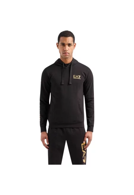 Hanorac  EA7 Logo Hood 38731 - Златист/Черен