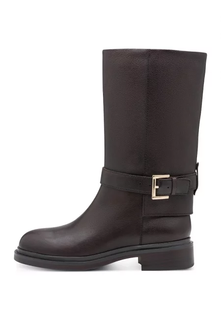 Кожени ботуши - Тъмнокафяв
