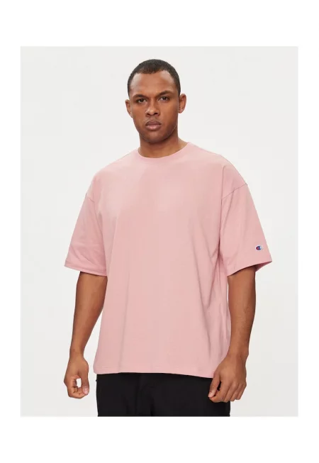 Мъжка тениска -  303792473 - Розова - Памук