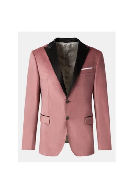 Мъжко яке -  303583194 - Полиестер/Вълна - Розово