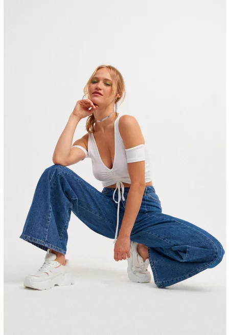 Набран слим топ