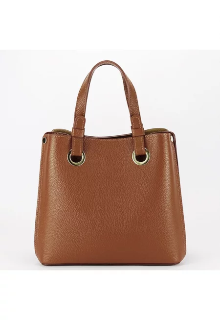 Офис/ежедневна чанта от естествена кожа B-8916 129 - Камел