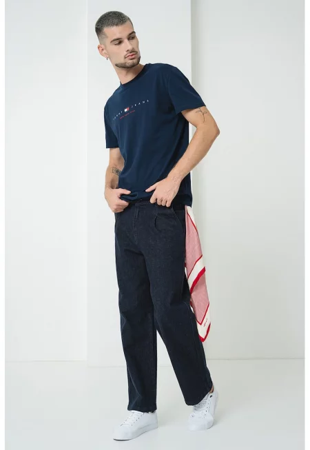 Памучна тениска с лого