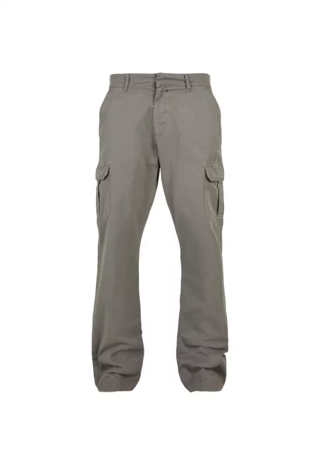 Панталон карго със средна талия - Сив