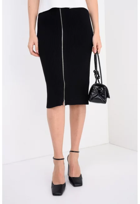 Плетена пола - Бял/Черен