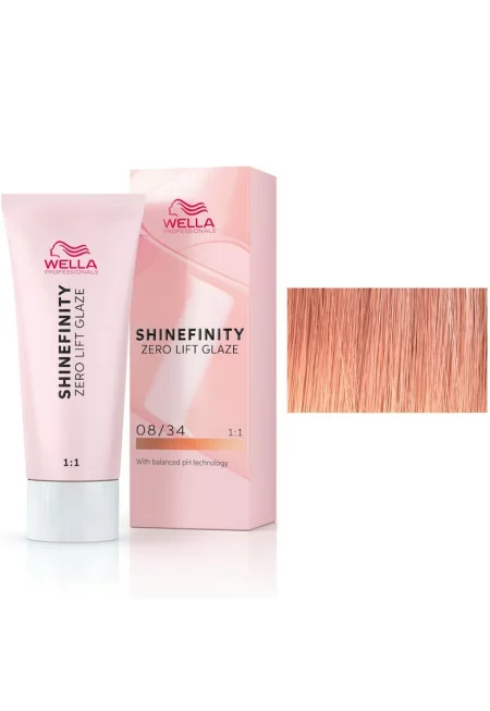 Полуперманентна боя за коса  Shinefinity Zero Lift Glaze - 60 мл