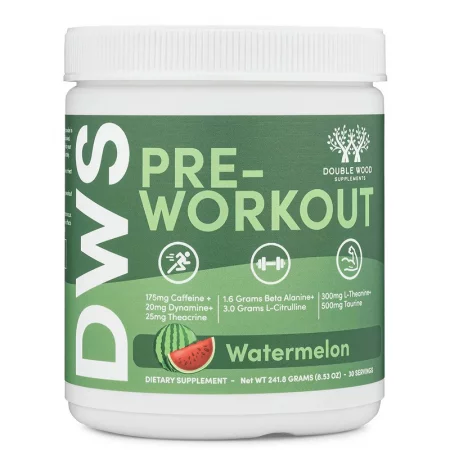 Pre-Workout L-Цитрулин + Бета аланин + Тирозин – Концентрация и издръжливост, диня, 241.8 g, 30 дози, прах