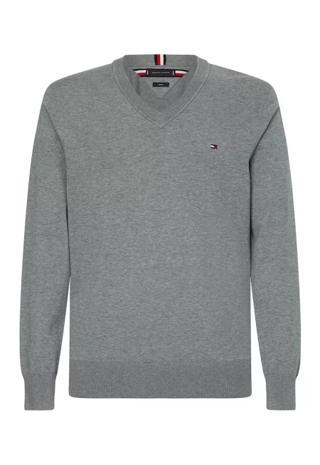 Пуловер с памук и шпиц