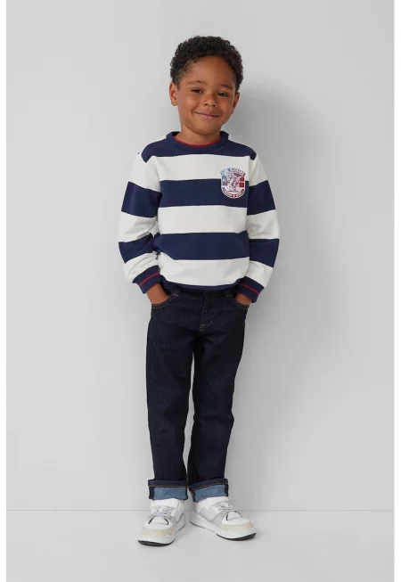 Раиран суитшърт с апликация