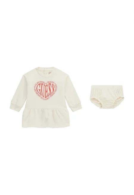 Рокля с бродирано лого и гащички - 2 части