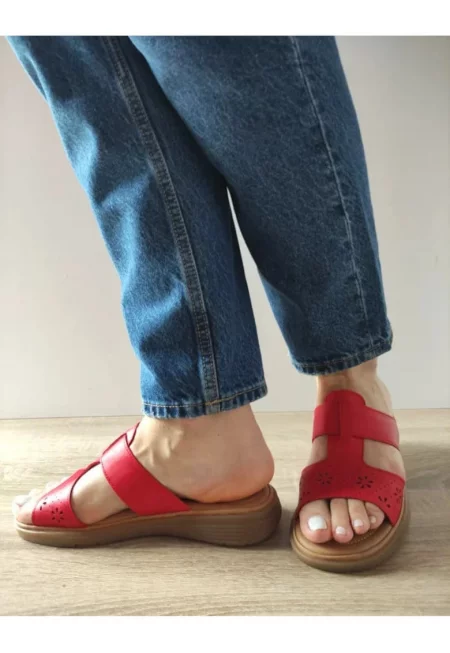 Саботи Casual Дамски  33179 - Червен