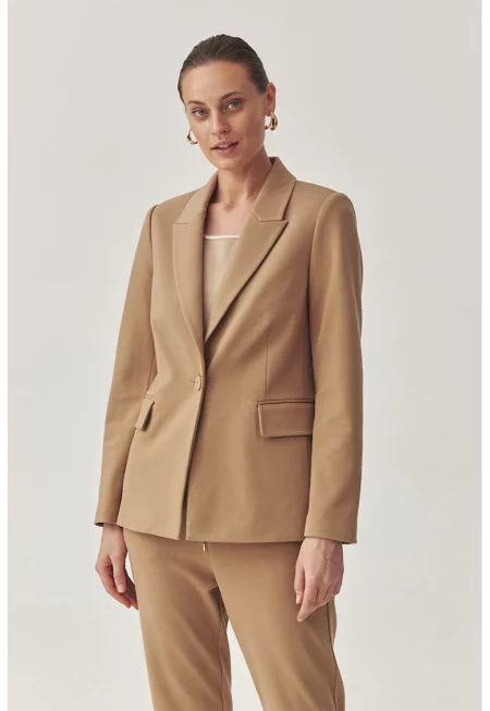 Сако с двойни ревери - Бежов