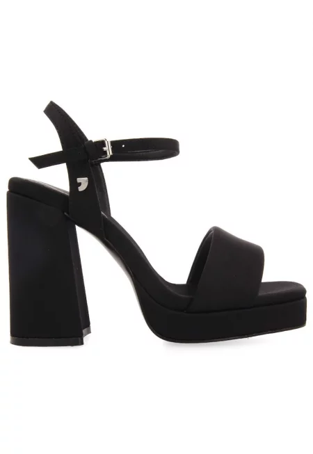 Сандали Denton с масивен ток - Черен