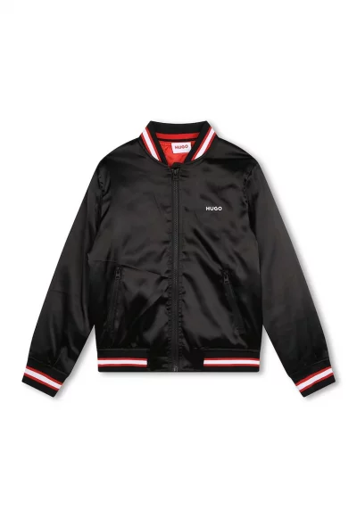 Сатинирано яке тип бомбър с лого