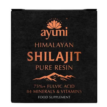 Шилажит (Хималайски) – Енергия, имунна защита и храносмилателен баланс, 600 mg, 30 g смола