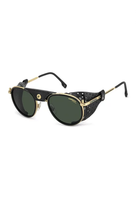 Слънчеви очила Aviator с кожа