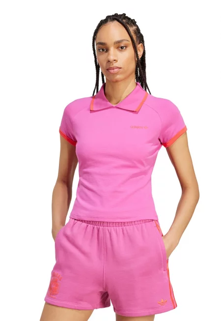 Слим тениска с яка