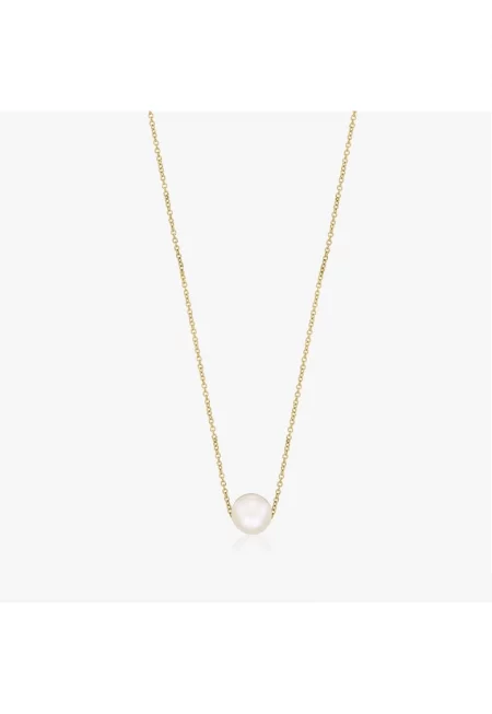 Сребърно колие Golden Ruth - Естествени перли