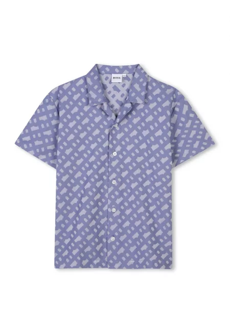 Стандартна памучна риза - Прашно синьо